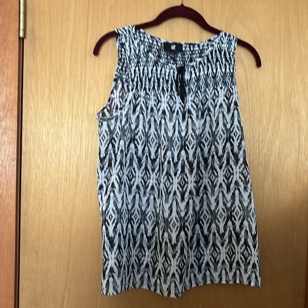 IZ Beyer sheer blouse sleeveless